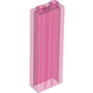 LEGO Transparent Dark Pink Brick 1 x 2 x 5 (2454 / 35274)