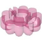 LEGO Rose Foncé Transparent Clikits Fleur Icon - 10 Pétales (45457)