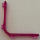 LEGO Transparent Dark Pink Clikits L Connector 6 x 6 (48796)