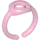 LEGO Gennemsigtig mørk pink Clikits Ring (45499)