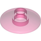 LEGO Transparent Dark Pink Dish 2 x 2 (4740 / 30063)