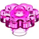 LEGO Transparent Dark Pink Flower 2 x 2 with Open Stud (4728 / 30657)