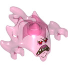 LEGO Transparent Dark Pink Ghost with Open Mouth Grimace (24818)