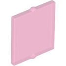 LEGO Transparent Dark Pink Glass for Window 1 x 2 x 2 (35315 / 86209)