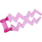 LEGO Gennemsigtig mørk pink Lightning Bolt (28555 / 59233)