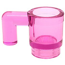 LEGO Transparentes dunkles Rosa Becher (3899 / 28655)