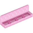 LEGO Opale rose foncé transparente Panneau 1 x 4 avec Coins arrondis (30413 / 43337)