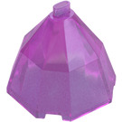 LEGO Transparent Dark Pink Opal Skirt with Hip (80336)