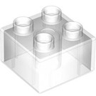 LEGO Transparent Duplo Backstein 2 x 2 (3437 / 89461)