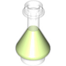 LEGO Transparent Flask mit Lime Fluid (2608 / 93549)