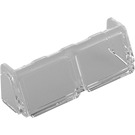 LEGO Transparant Glas voor Voorruit 2 x 6 x 2 (13756 / 35168)