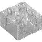 LEGO Transparent Glitter Brick 2 x 2 (3003 / 6223)