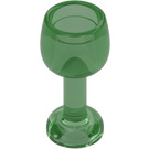 LEGO Transparant groen Gebogen Glas met Stem (33061)