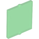 LEGO Transparant Groen Glas for Venster 1 x 2 x 2 (35315 / 86209)