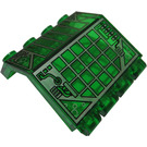 LEGO Vert transparent Charnière Panneau 2 x 4 x 3.3 avec Windows et wires (2582)
