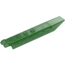 LEGO Transparent Green Hinge Plate 1 x 8 with Angled Side Extensions (Round Plate Underneath) (14137 / 30407)