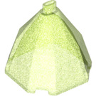LEGO Transparenter grüner Opal Skirt mit Hüfte (80336)