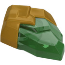 LEGO Transparent Green Rock with Pearl Gold Base (105311)