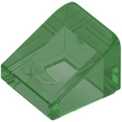 LEGO Vert Transparent Pente 1 x 1 (31°) (50746 / 54200)