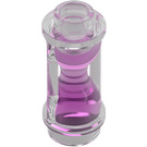 LEGO Transparent Hourglass with Transparent Dark Pink Sand (23945)