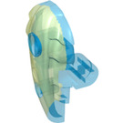 LEGO Transparent Light Blue Bionicle Arm Armor with Transluscent Bluish Marbling (57560 / 62286)