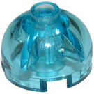 LEGO Transparentes Hellblau Stein 2 x 2 Rund mit Dome oben (Hohlnoppen, Achshalter) (3262 / 30367)