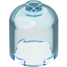 LEGO Transparent Light Blue Brick 2 x 2 x 1.7 Round Cylinder with Dome Top (26451 / 30151)