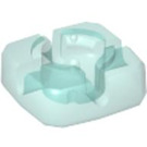 LEGO Transparent Light Blue Clikits Square Base 2 x 2 (45469)