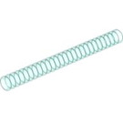 LEGO Transparent Light Blue Corrugated Hose 7.2 cm (9 Studs) (23002 / 57721)