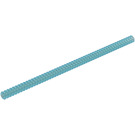 LEGO Transparent Light Blue Corrugated Pipe 14.4 cm (18 Studs) (23004 / 100901)