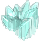LEGO Transparant Lichtblauw Crystal met Pin 3 x 5 x 4 (25534)
