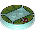 LEGO Transparent Light Blue Dimensions Stand with Slimer (18868 / 19981)