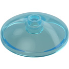 LEGO Azzurro trasparente Dish 3 x 3 (35268 / 43898)