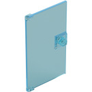 LEGO Transparent Light Blue Door 1 x 4 x 6 with Stud Handle (35291 / 60616)