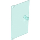 LEGO Transparent Light Blue Door 1 x 4 x 6 with Stud Handle (35291 / 60616)
