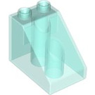 LEGO Transparent Light Blue Duplo Slope 1 x 3 x 2 (63871 / 64153)