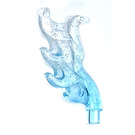 LEGO Transparent Light Blue Fire Wing with Marbling (18394 / 29331)