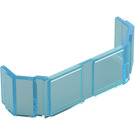 LEGO Transparent Light Blue Glass for Train Front 2 x 6 x 2 (17457 / 47490)