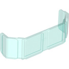LEGO Transparant Lichtblauw Glas for Trein Voorkant 2 x 6 x 2 (17457 / 47490)