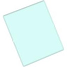 LEGO Transparent Light Blue Glass for Window 4 x 4 x 3 (4448)