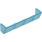 LEGO Transparant lichtblauw Glas voor Voorruit 2 x 8 x 2 (50401 / 89649)