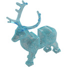 LEGO Transparant lichtblauw glitter Deer (51591)