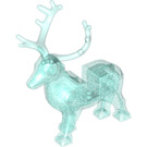 LEGO Transparant Lichtblauw Glitter Deer (51591)