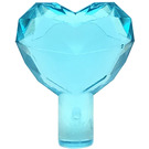 LEGO Transparent Light Blue Heart with Bar (15745 / 28682)