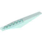 LEGO Transparant Lichtblauw Scharnier Plaat 1 x 12 met Angled Sides en Tapered Ends (53031 / 57906)