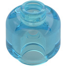 LEGO Transparent Light Blue Minifigure Head (Safety Stud) (3626 / 88475)