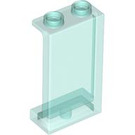 LEGO Bleu clair transparent Panneau 1 x 2 x 3 avec supports latéraux - tenons creux (35340 / 87544)