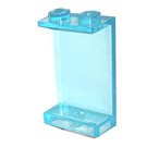 LEGO Azzurro trasparente Pannello 1 x 2 x 3 senza supporti laterali, bottoncini pieni (2362 / 30009)