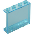 LEGO Transparente celeste Panel 1 x 4 x 3 con soportes laterales, espigas huecas (35323 / 60581)