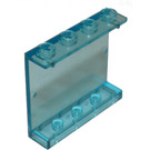 LEGO Transparentes Hellblau Paneel 1 x 4 x 3 ohne seitliche Stützen, hohle Noppen (4215 / 30007)